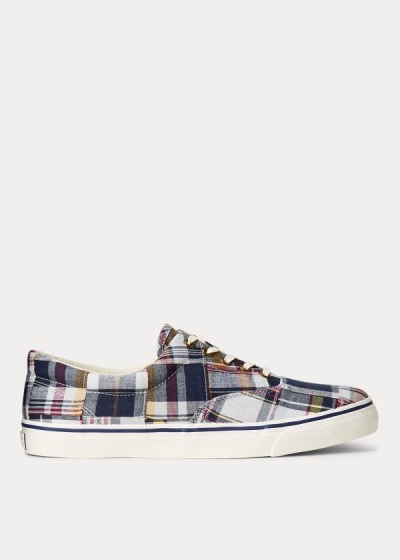 Zapatillas Polo Ralph Lauren Hombre Multicolor - Cotton Madras - HIMND0297